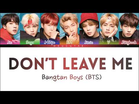 BTS (Bangtan Boys) - Don't Leave Me - tekst i tłumaczenie piosenki na  